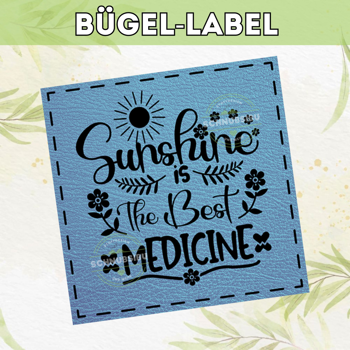 Bügel-Label Sunshine